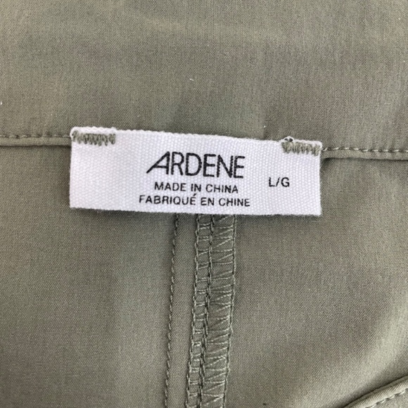 Ardene Maxi Skirt Women Large Army Green Lightweight Adjustable - Picture 9 of 15